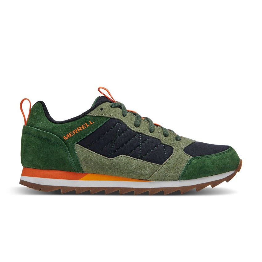 Basket Merrell Alpine Vert Olive Homme | A.R.WMKS